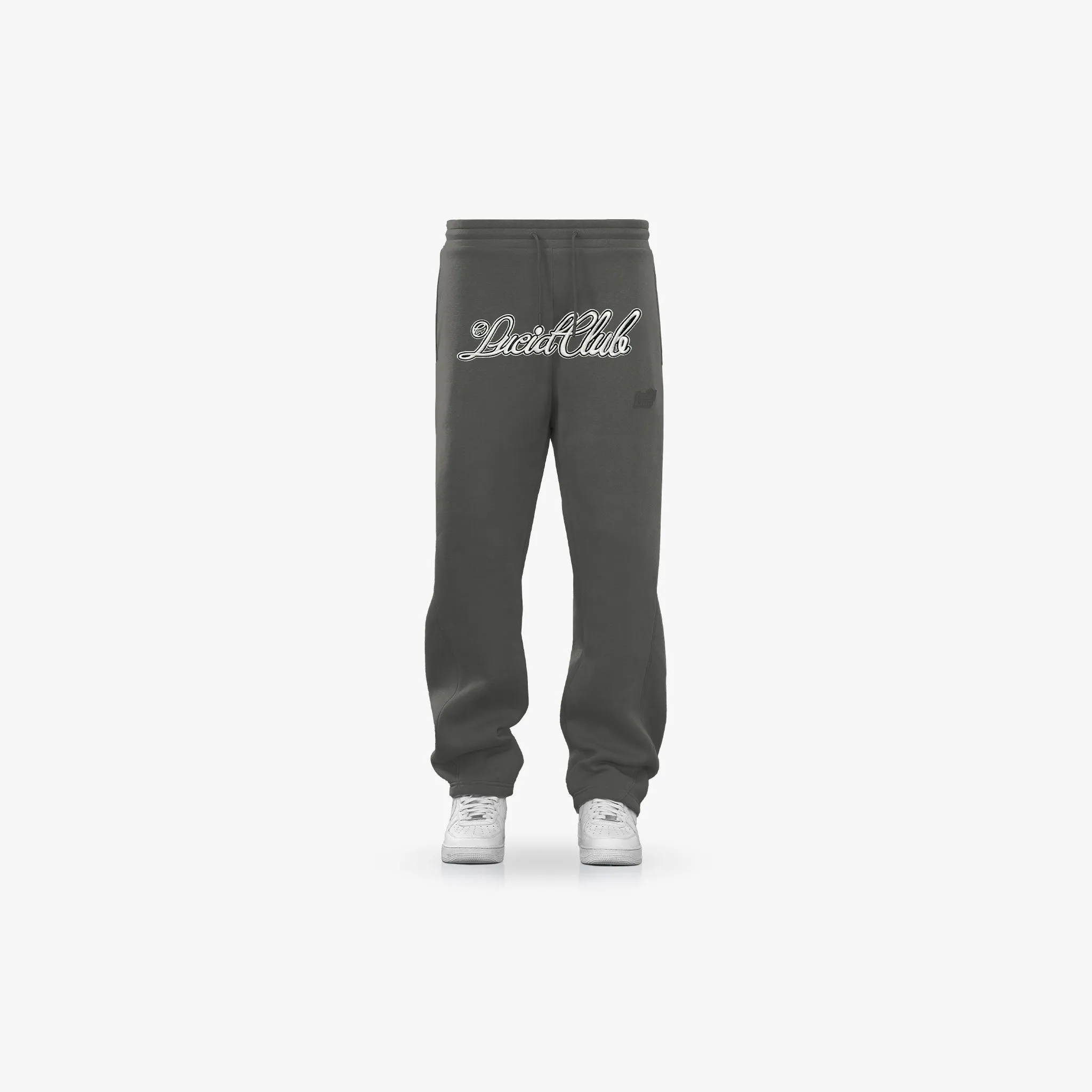 Script Logo Sweatpants Grey