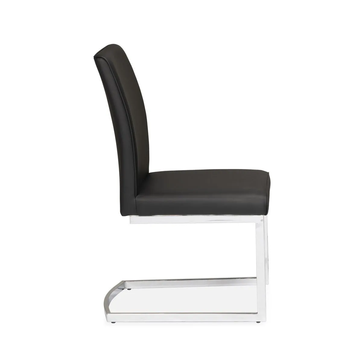 Shirelle chair in Black Leatherette - Set of 2