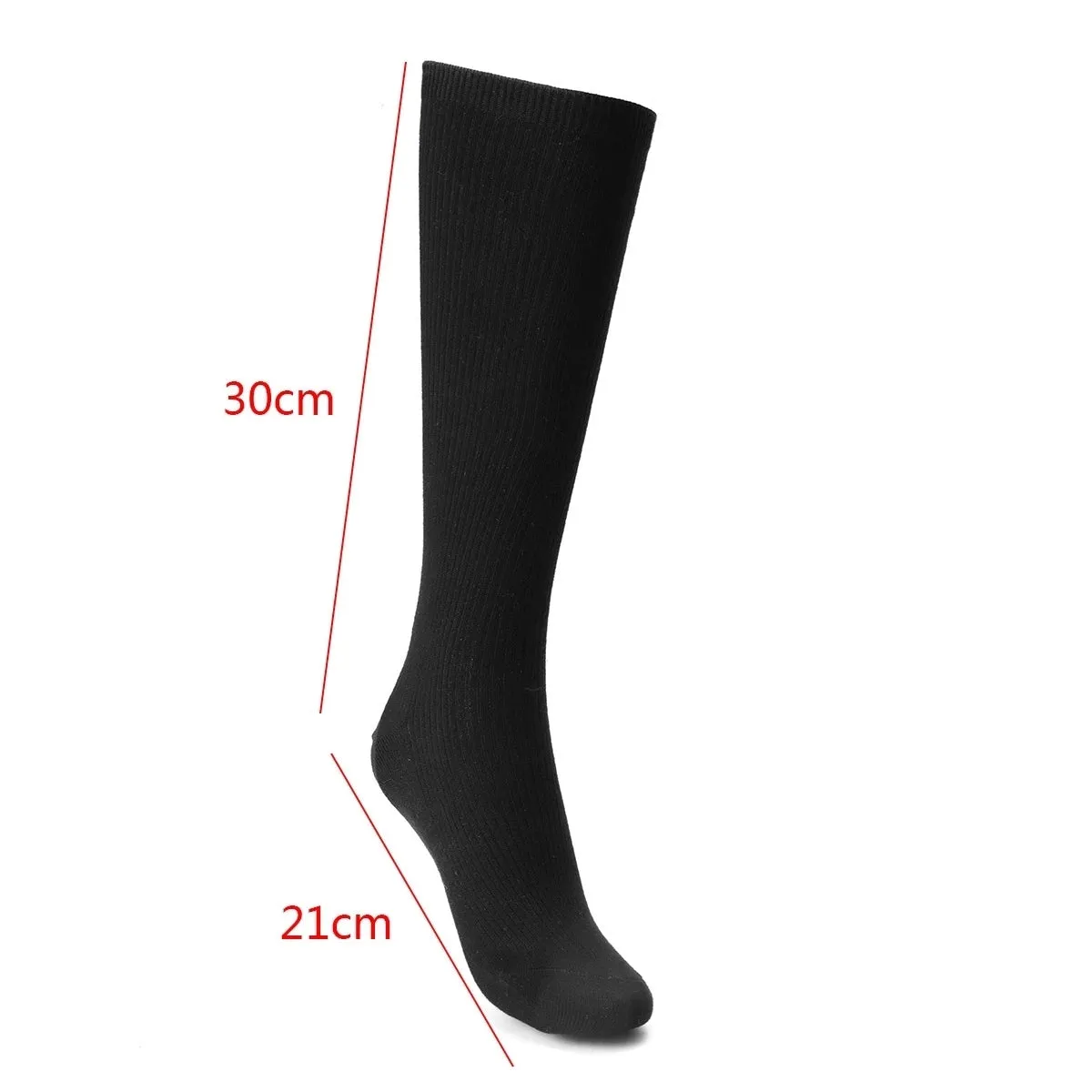 Sidiou Group Heating Socks Men Women Winter Foot Warmer Electric Socks Warming Ski Socks Guard Without Battery