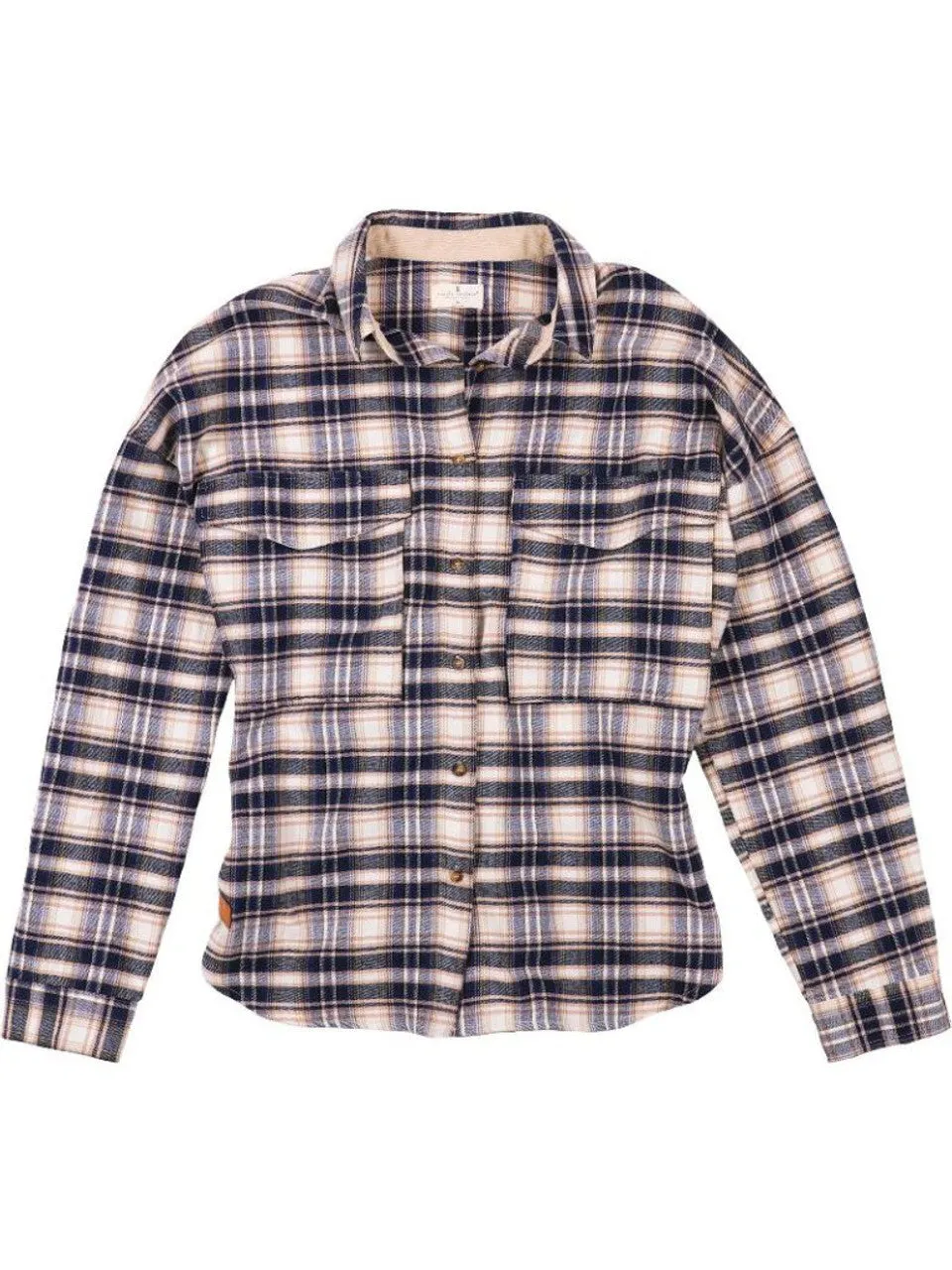 SS Shacket - Navy Plaid