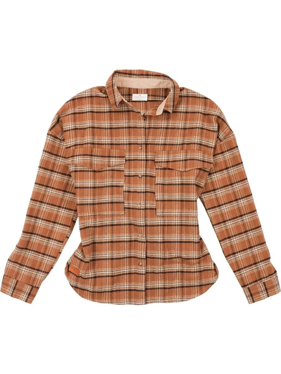 SS Shacket - Tan Plaid