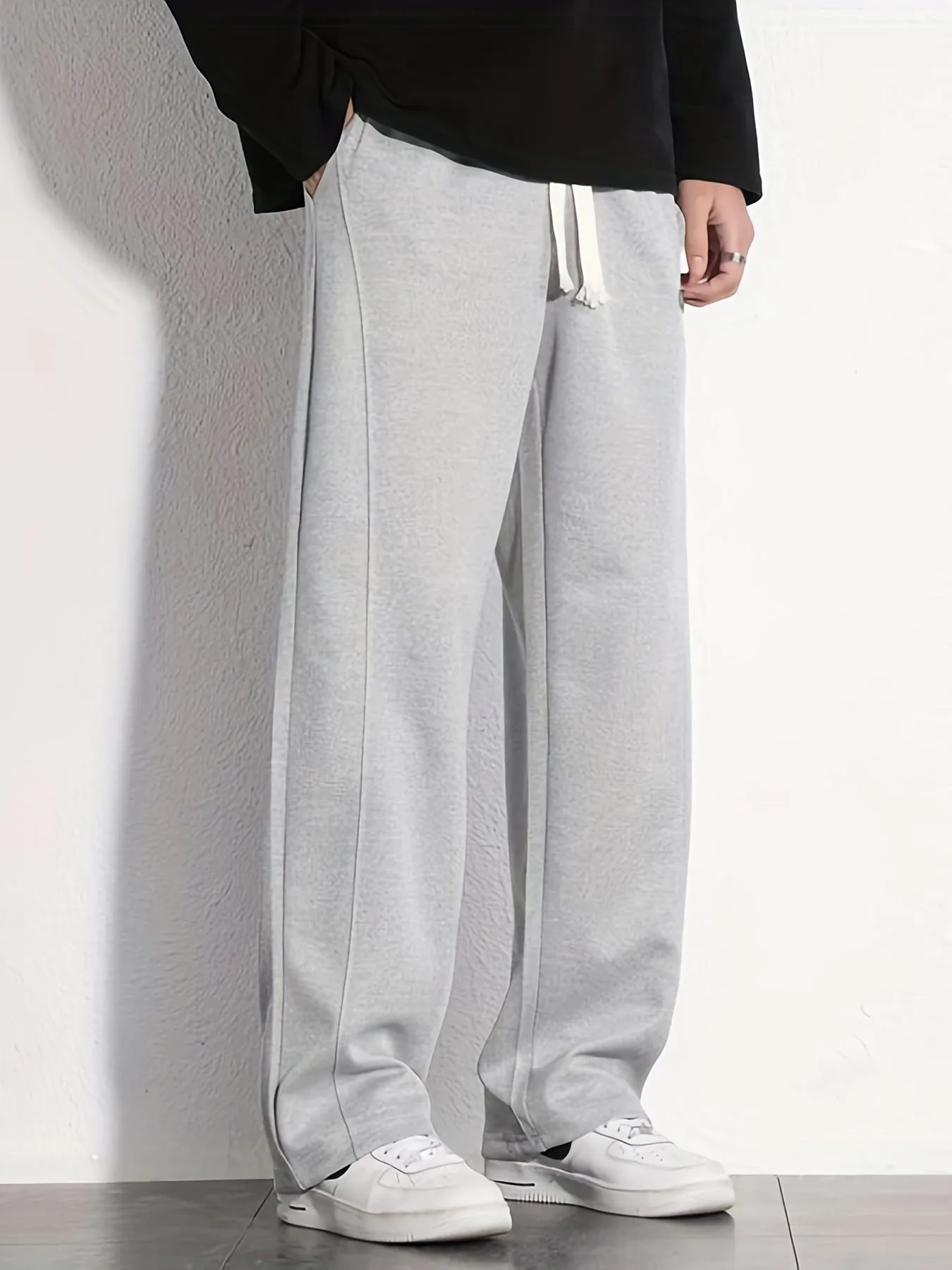 Stylish Letter Print Drawstring Pants Casual  Comfy for Men