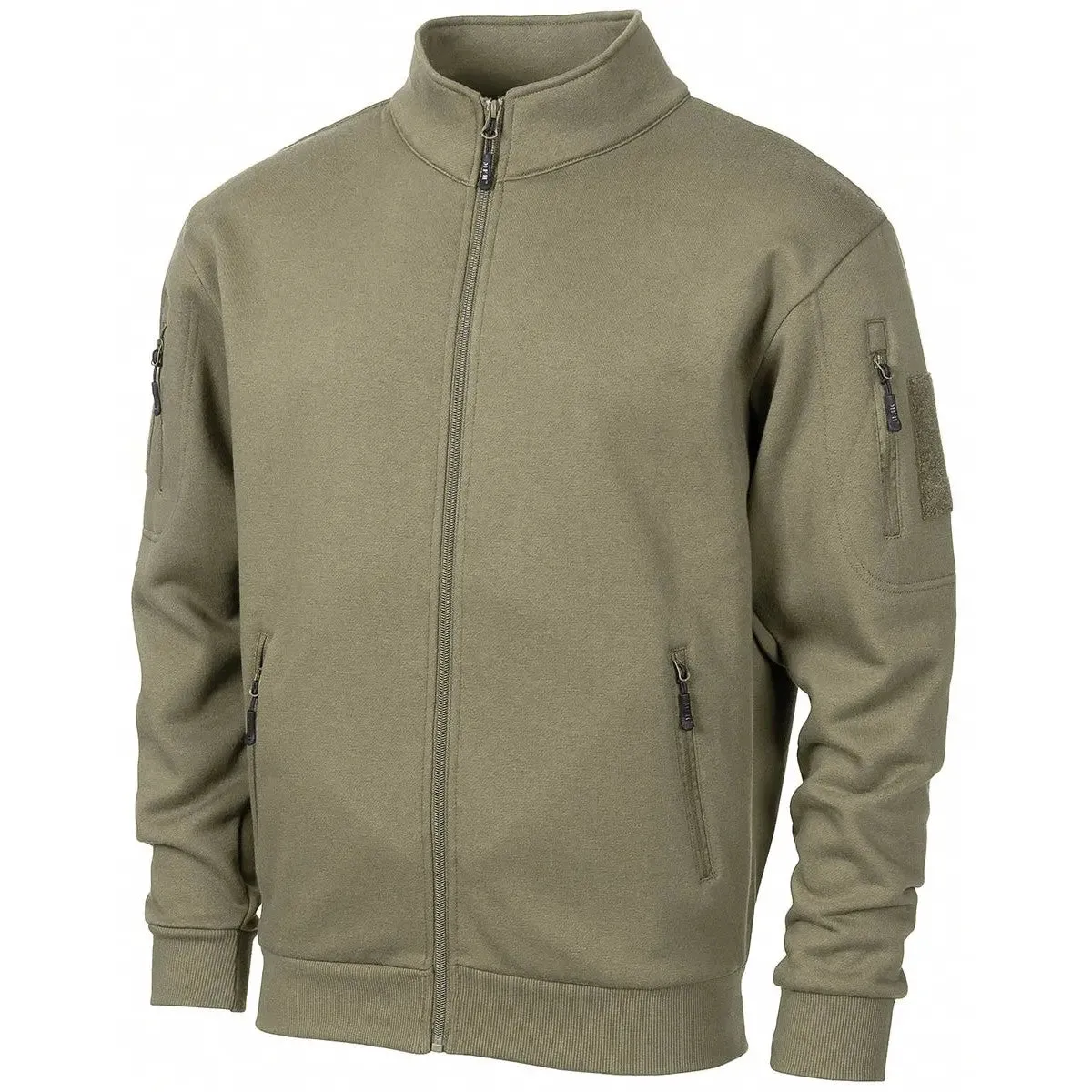 Sweat jacket, "Tactical", OD green