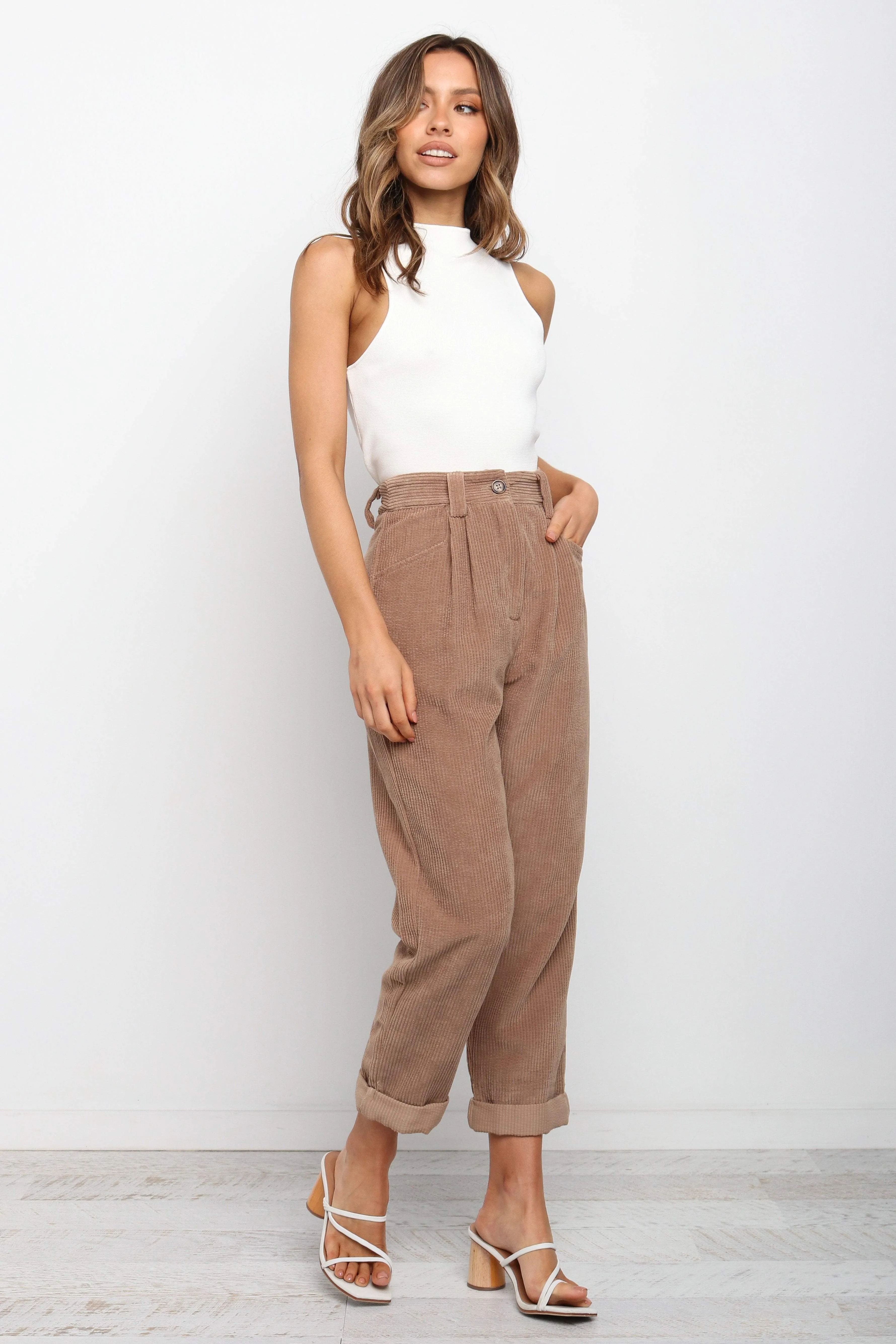 Talaren Cord Pant - Brown