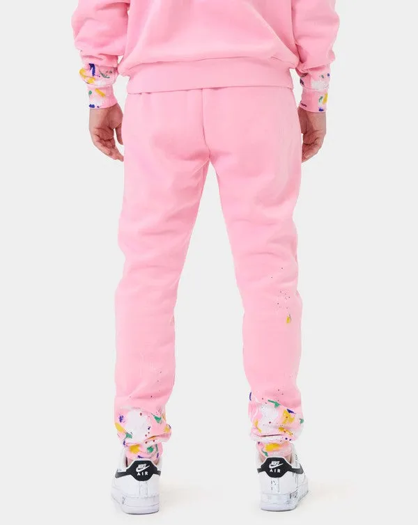 TEEK - Pink Hand Paint Jogger