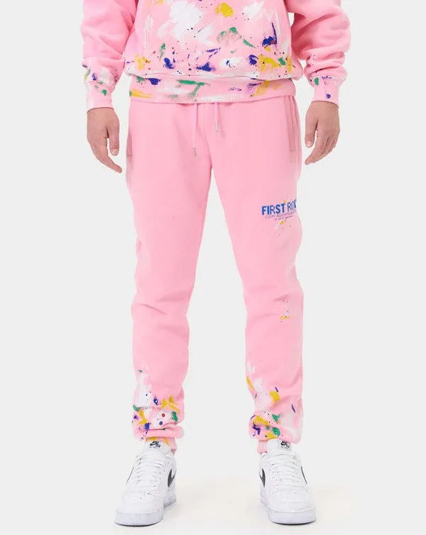 TEEK - Pink Hand Paint Jogger