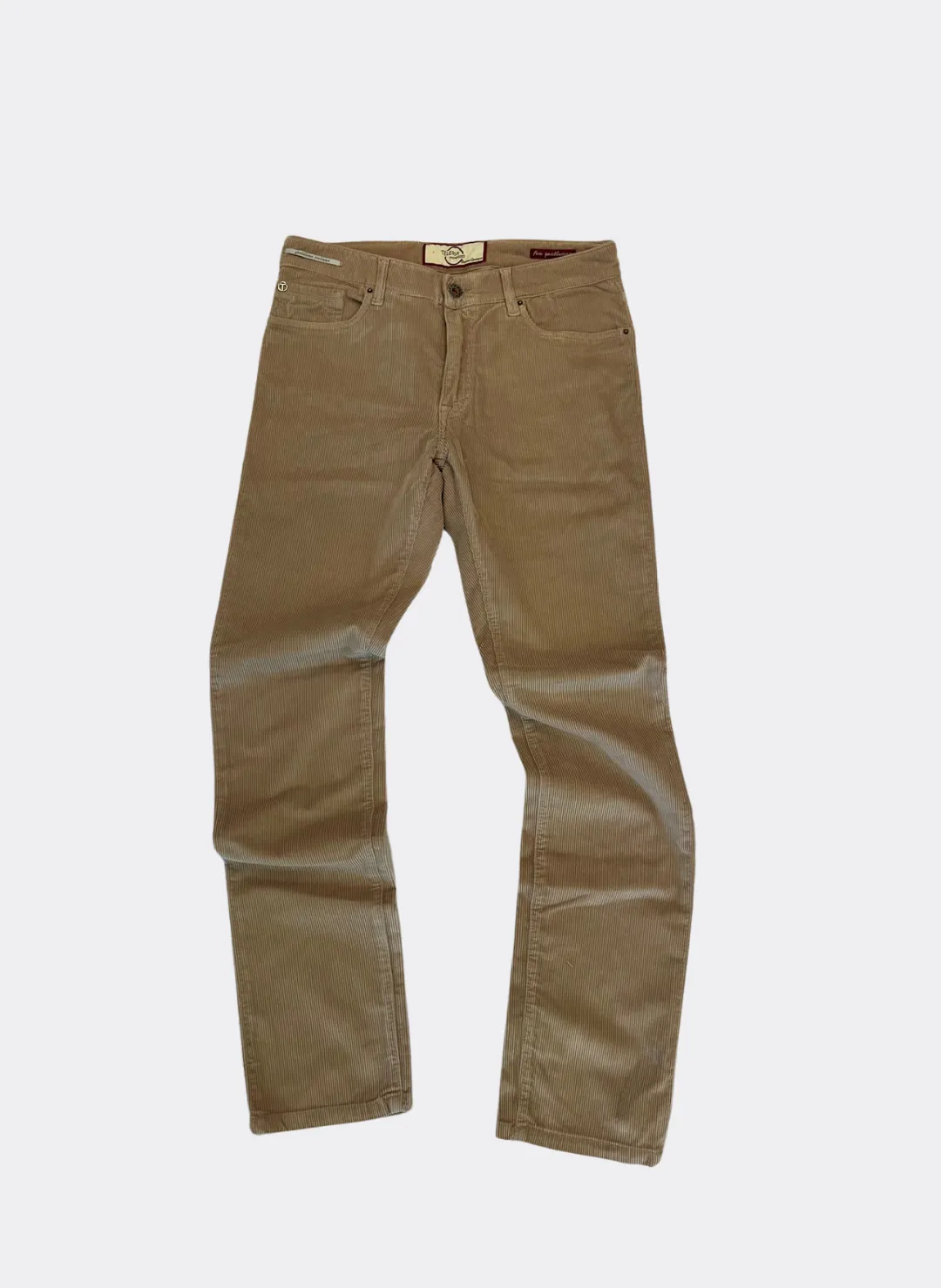 Teleria Zed Cobra Corduroy Pant in Beige