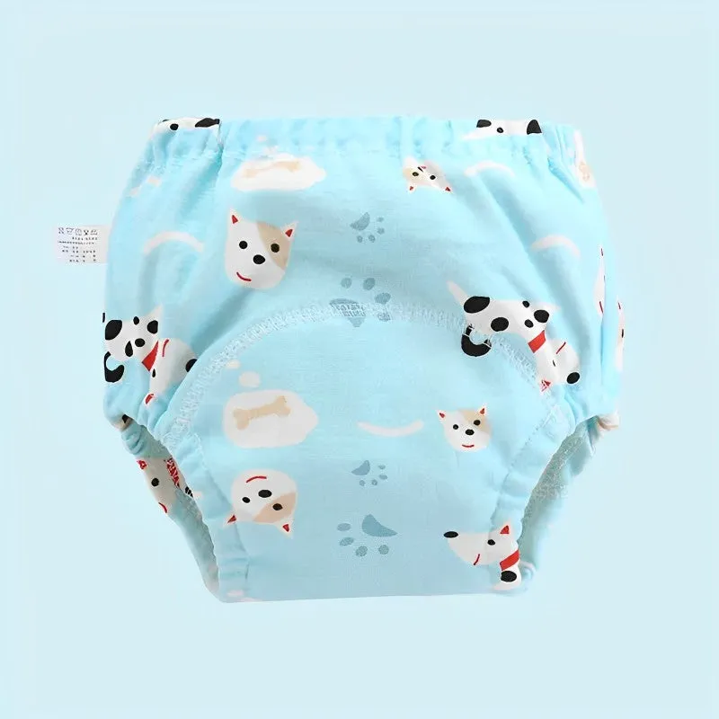 THE LITTLE LOOKERS Potty Training Pants for Babies I Reusable & Waterproof Pull up Underwear | Cloth Diaper for Babies (Pack of 2)