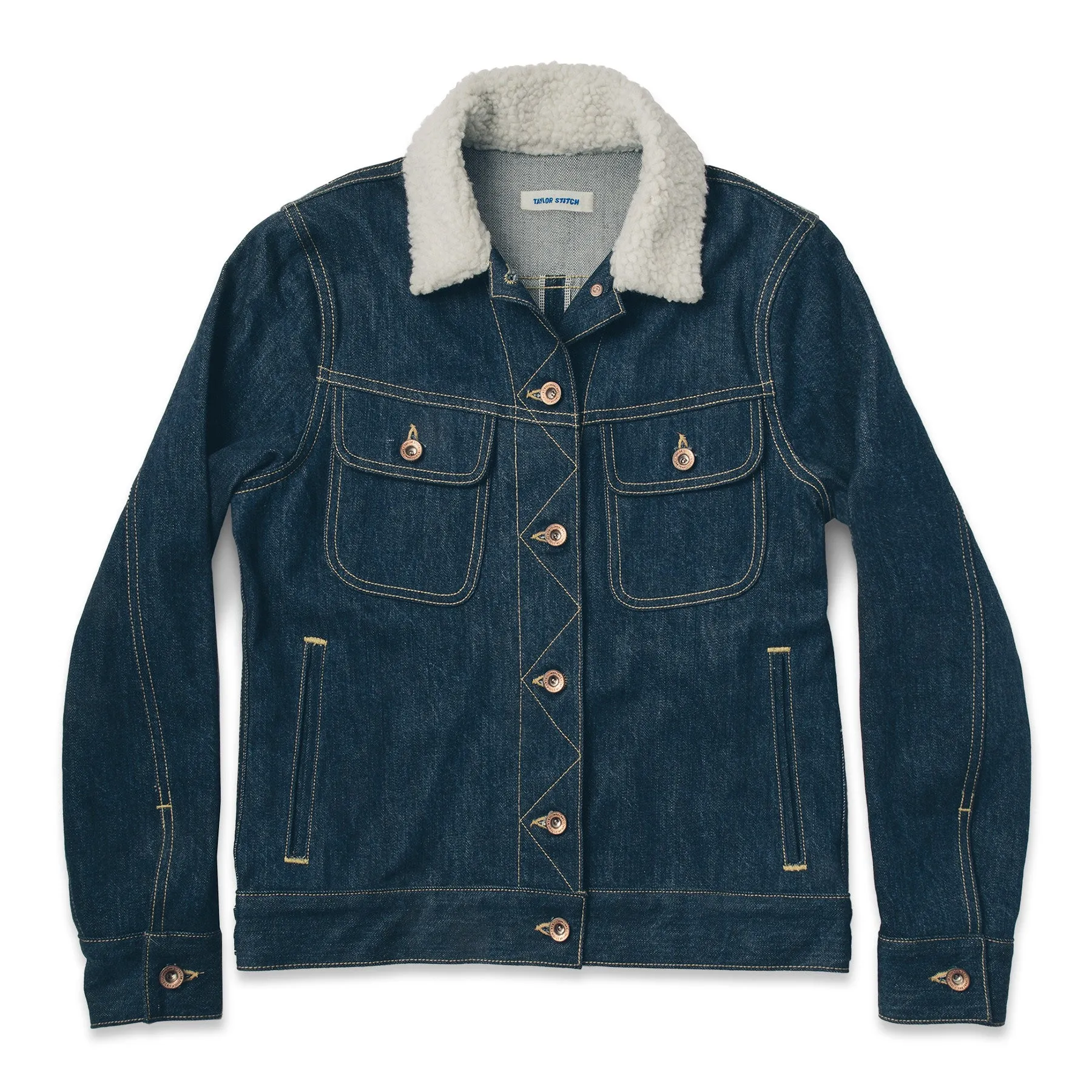 The Pacific Jacket in Sea Washed Selvage Denim