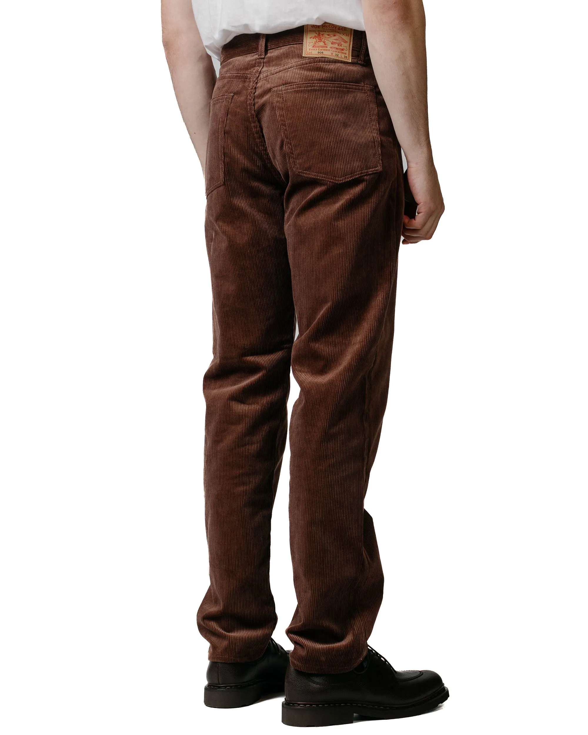 The Real McCoy's MP22107 Corduroy Trousers Lot.906 Brown