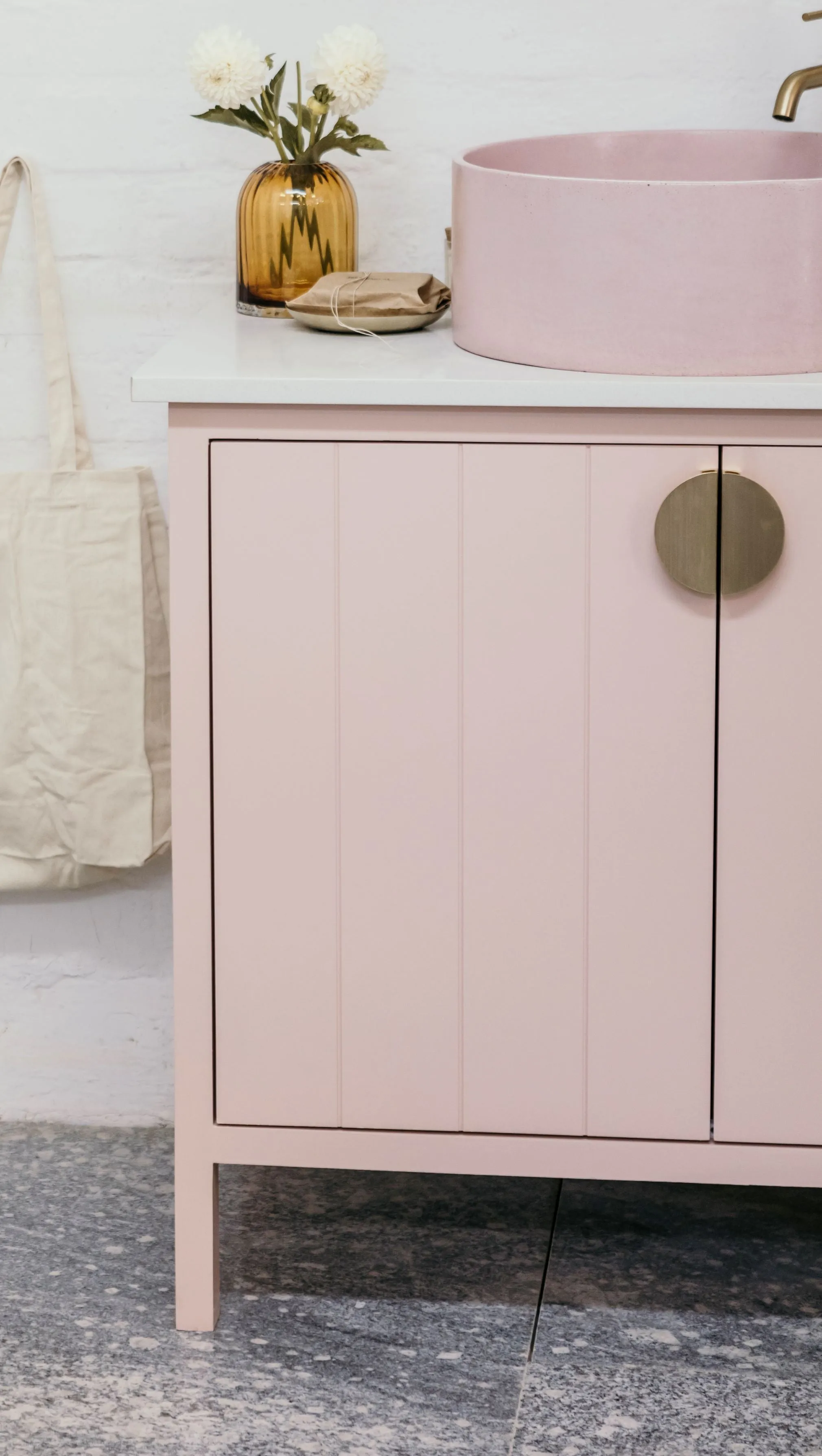 The Shiplap Single Vanity - Oak Top