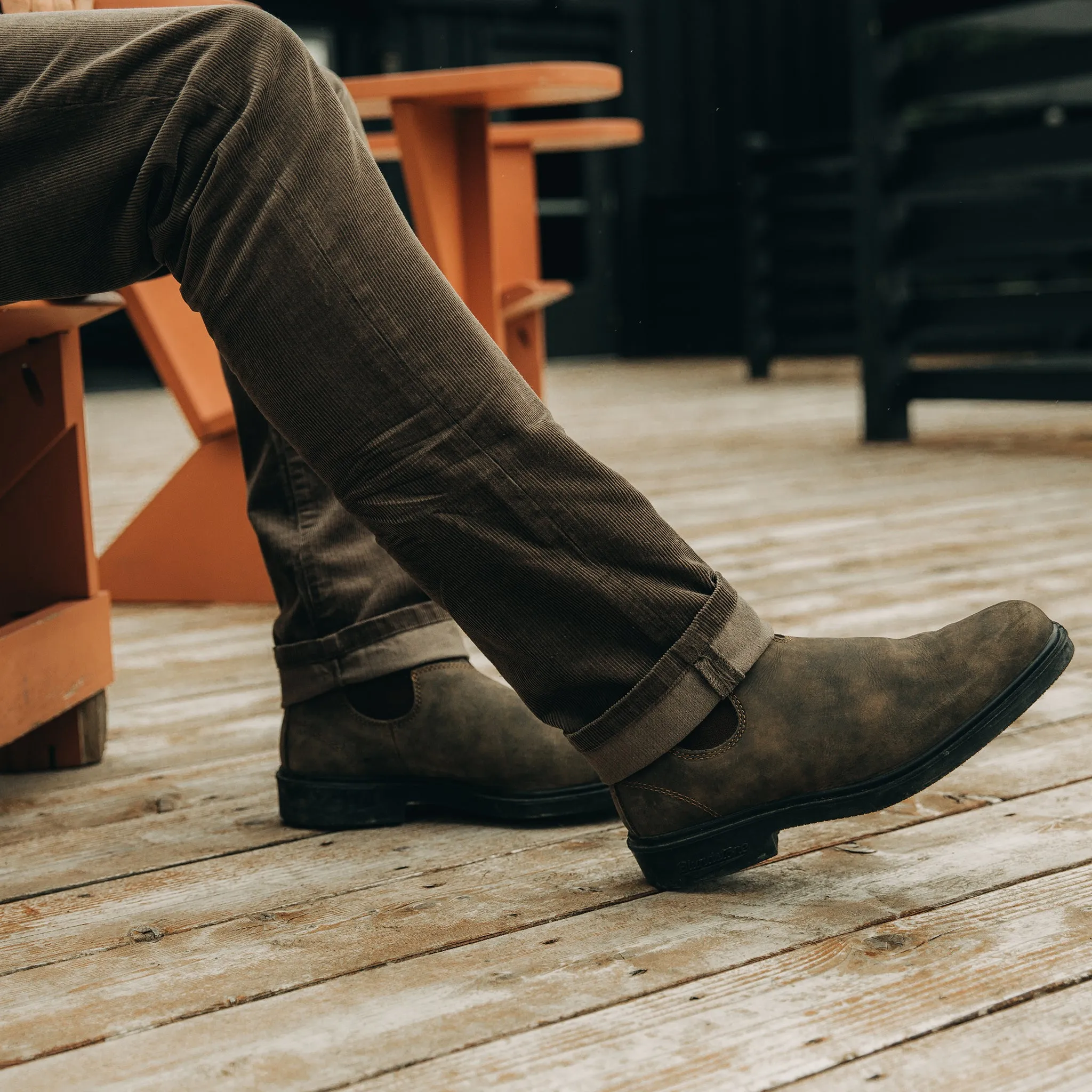 The Slim All Day Pant in Walnut Cord