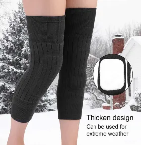 Thick Warm Wool Kneepad for Women Men Old People.