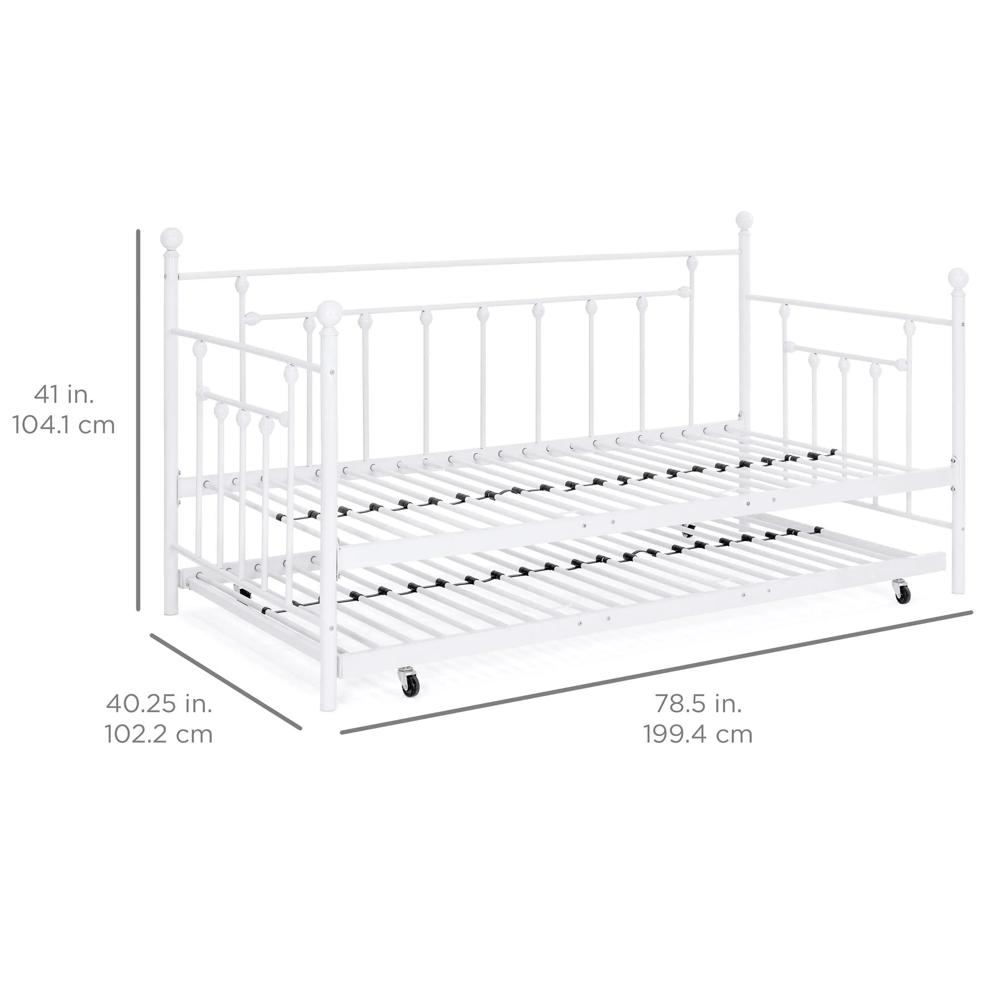 Twin Sized Trundle Bed Frame