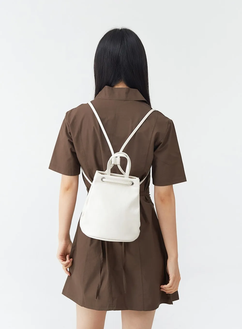 Two-way Glossy Bucket Bag OG03