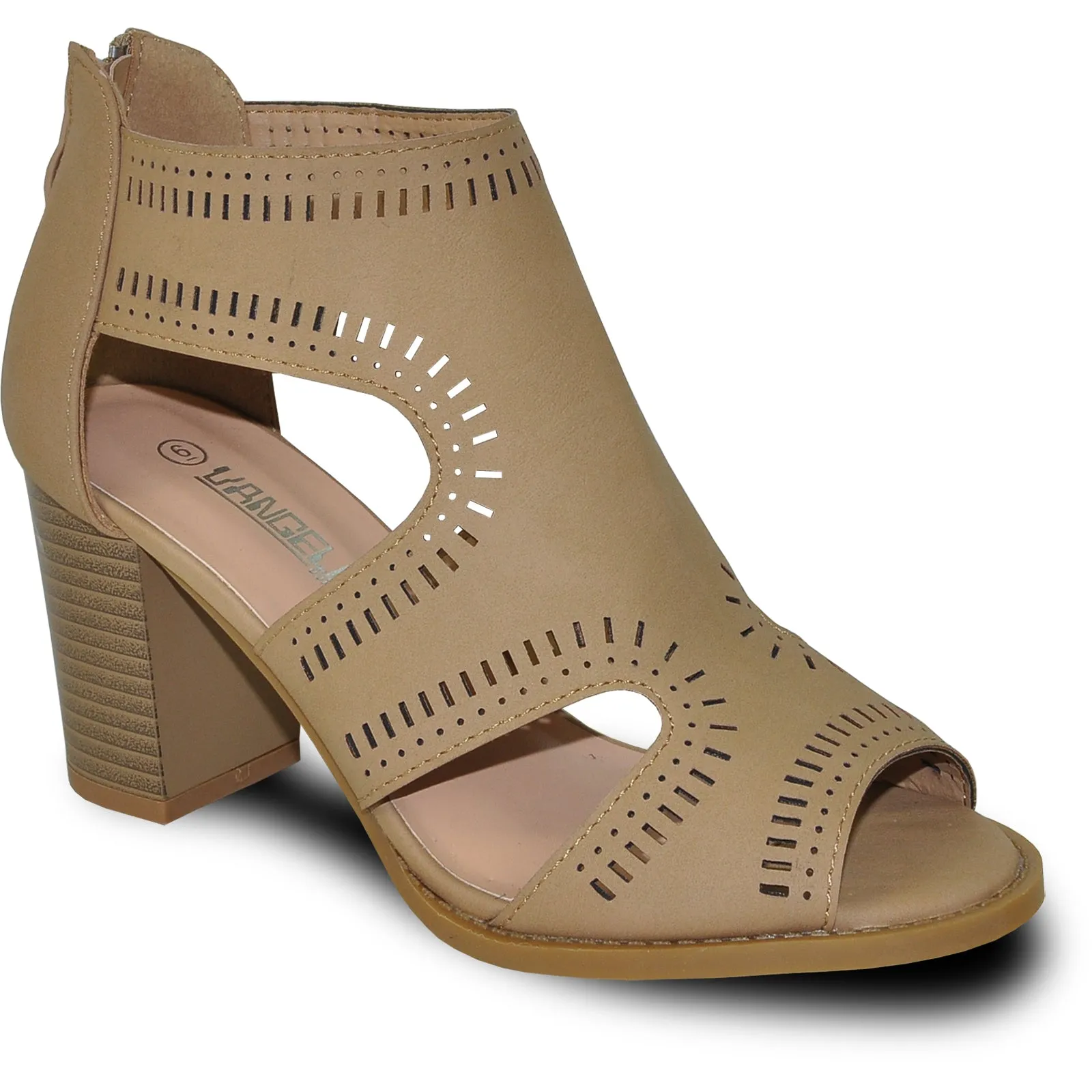 VANGELO Women Sandal MYTH-9 Heel Sandal Tan