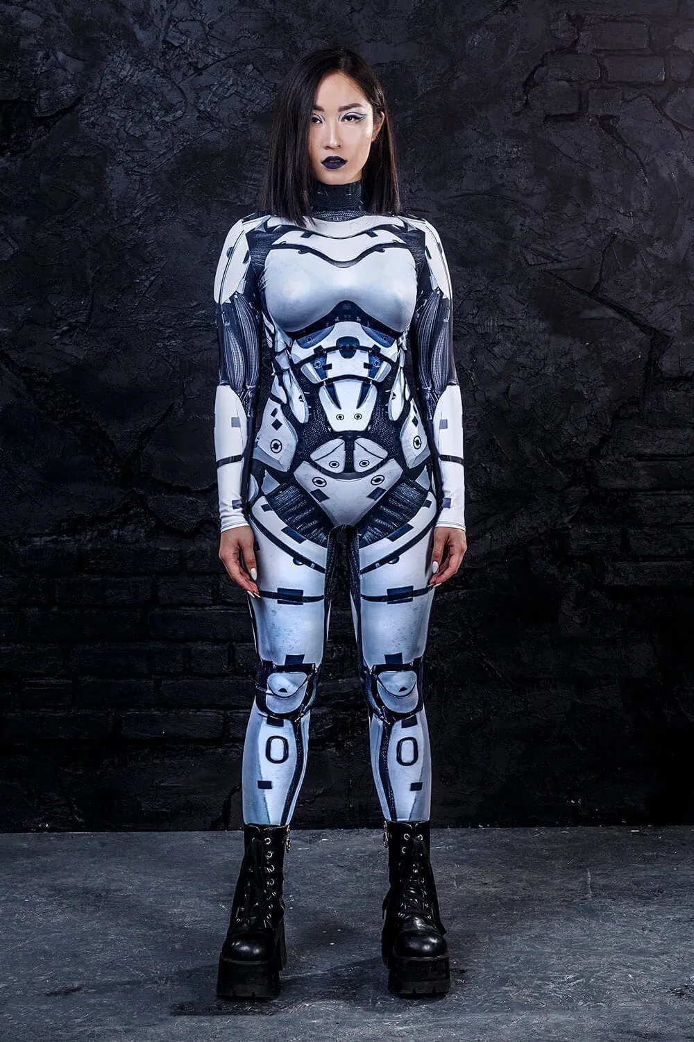 White Droid Costume