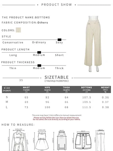 Wide Leg Formal Pant