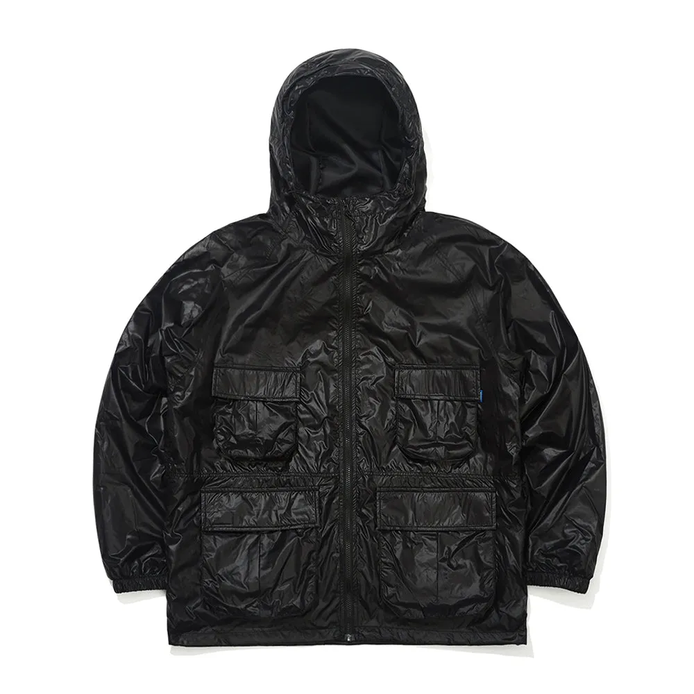 WIND 4POCKET HOODED JACKET BLACK