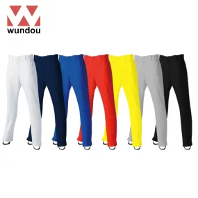 Wundou P2760 Full-Length Straight Baseball Trousers