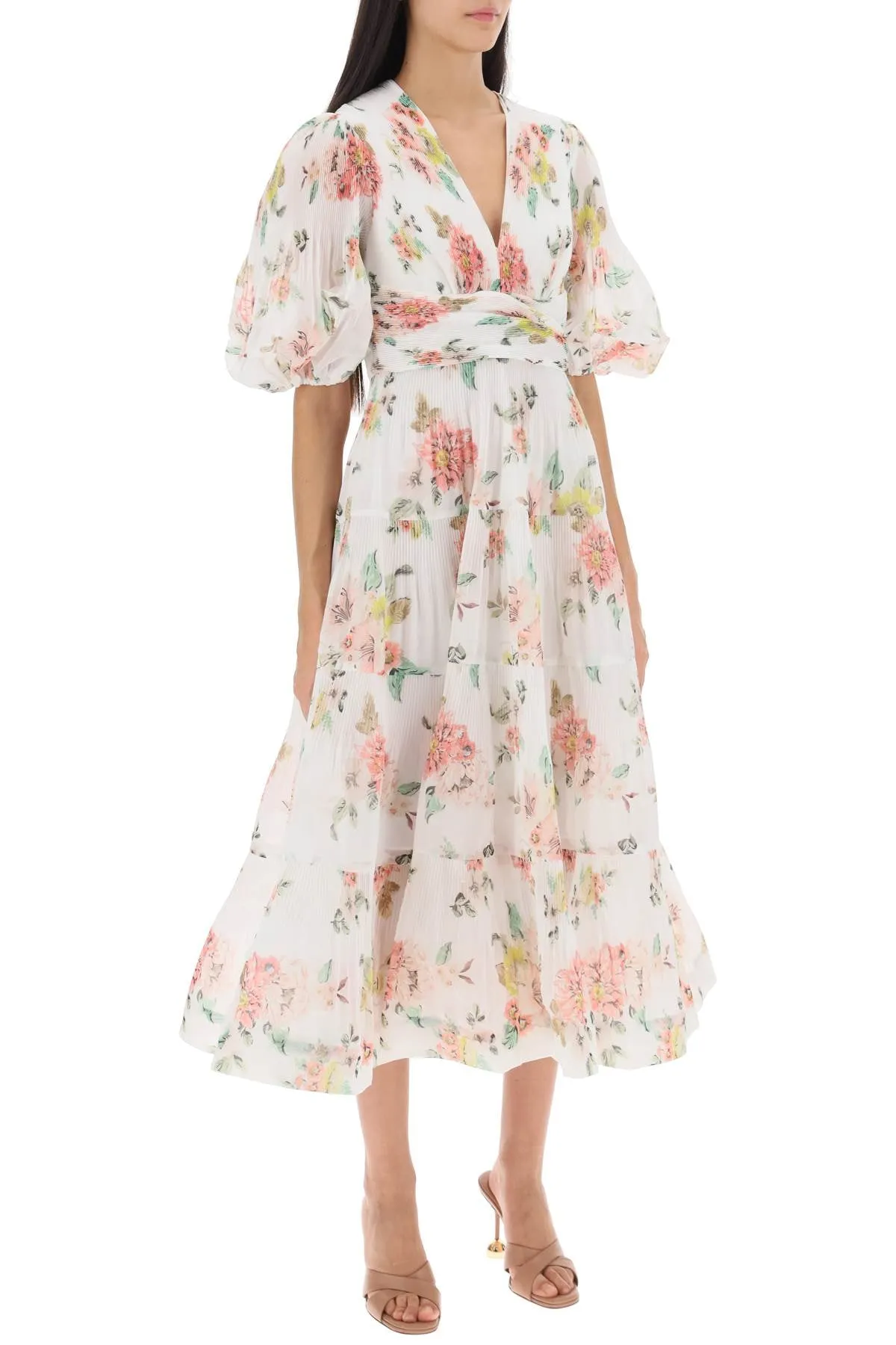 Zimmermann pleated midi dress