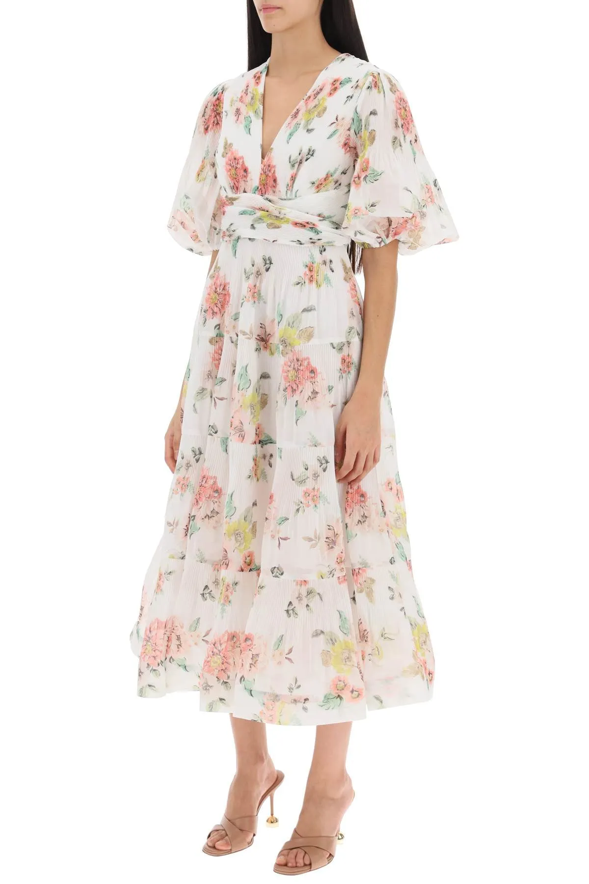 Zimmermann pleated midi dress